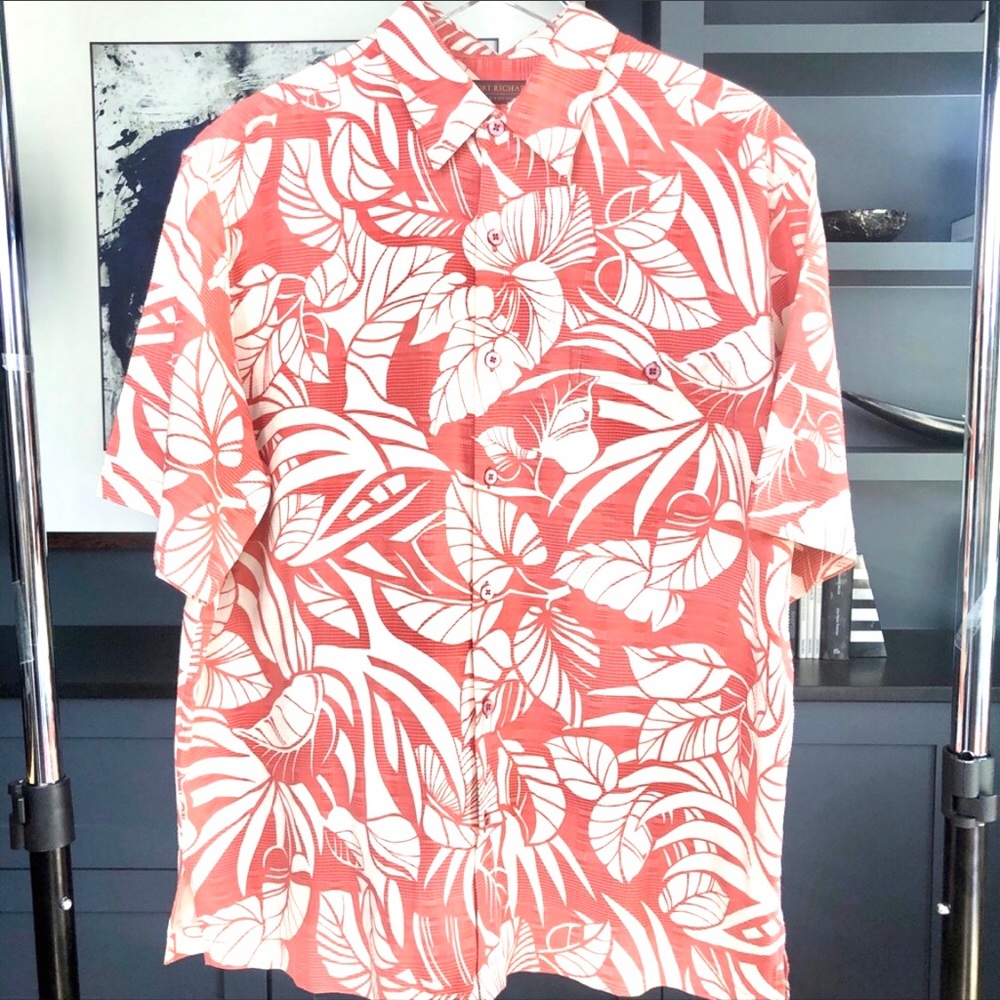 TORI RICHARD Hawaiian Short Sleeve Shirt Large - Picture 9 of 9